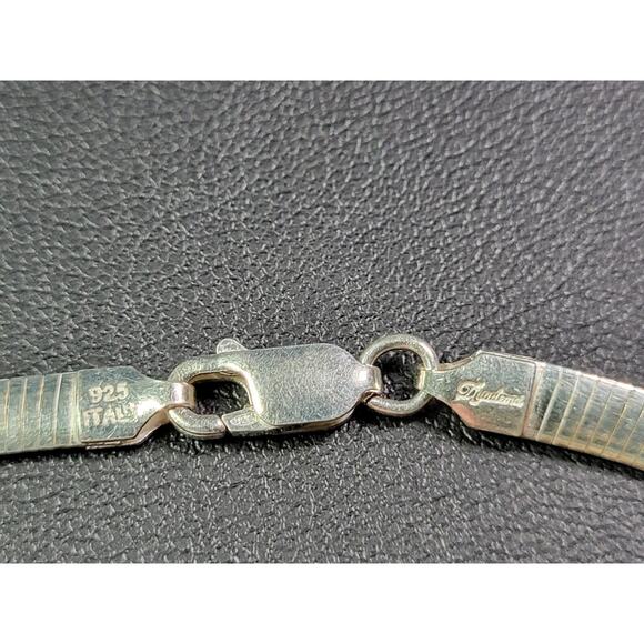 Dyadema 925 Sterling Silver Dichroic Glass Multicolor Pendant On Necklace Italy - Picture 5 of 6